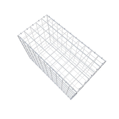 Gabion 100 cm x 70 cm x 50 cm (L x H x D), mesh size 10 x 10 cm, spiral ring