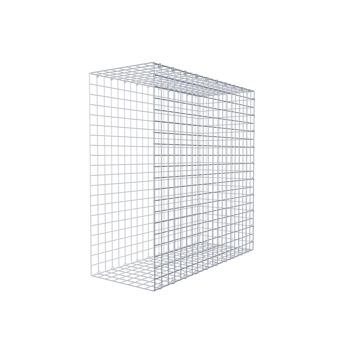 Gavión adicional tipo 2 100 cm x 100 cm x 40 cm (L x A x P), malla 5 cm x 5 cm, anillo en C