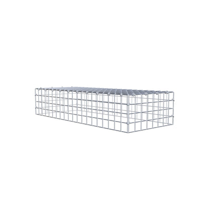 Anbaugabione Typ 3 100 cm x 20 cm x 40 cm (L x H x T), Maschenweite 5 cm x 5 cm, C-Ring
