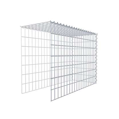 Anbaugabione Typ 4 100 cm x 70 cm x 40 cm (L x H x T), Maschenweite 5 cm x 10 cm, Spirale