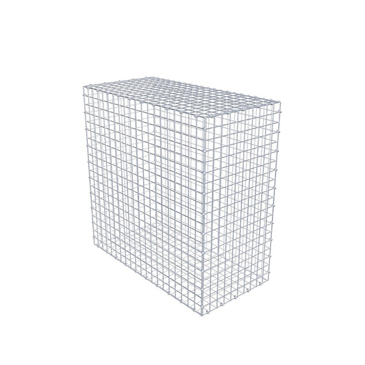 Gabion 100 cm x 100 cm x 50 cm (L x H x D), maskstorlek 5 x 5 cm, spiralring