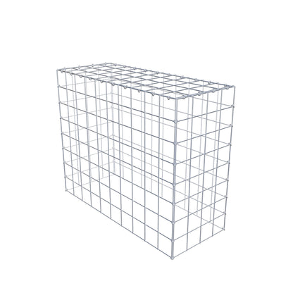 Gavión complementario de tipo 3 100 cm x 80 cm x 40 cm (L x A x P), malla 10 cm x 10 cm, anillo en C