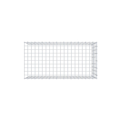 Gabião tipo 4 100 cm x 50 cm x 50 cm (C x A x P), malhagem 5 cm x 10 cm, anel C