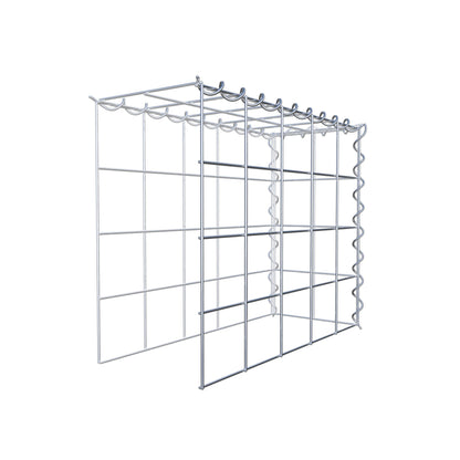 Opvokset gabion type 4 50 cm x 40 cm x 20 cm (L x H x D), maskestørrelse 10 cm x 10 cm, spiral