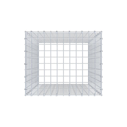 Gavión complementario de tipo 3 100 cm x 60 cm x 50 cm (L x A x P), malla 5 cm x 5 cm, anillo en C