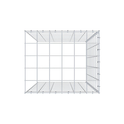 Fourche rapportée type 4 100 cm x 60 cm x 50 cm (L x H x P), mailles 10 cm x 10 cm, anneau C