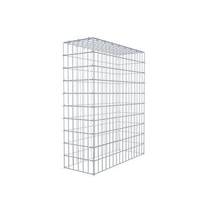 Gavión complementario de tipo 3 100 cm x 80 cm x 30 cm (L x A x P), malla 5 cm x 10 cm, anillo en C