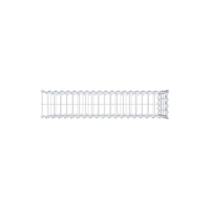 Gabbione aggiuntivo tipo 2 100 cm x 50 cm x 20 cm (L x H x P), dimensione maglia 5 cm x 10 cm, a spirale