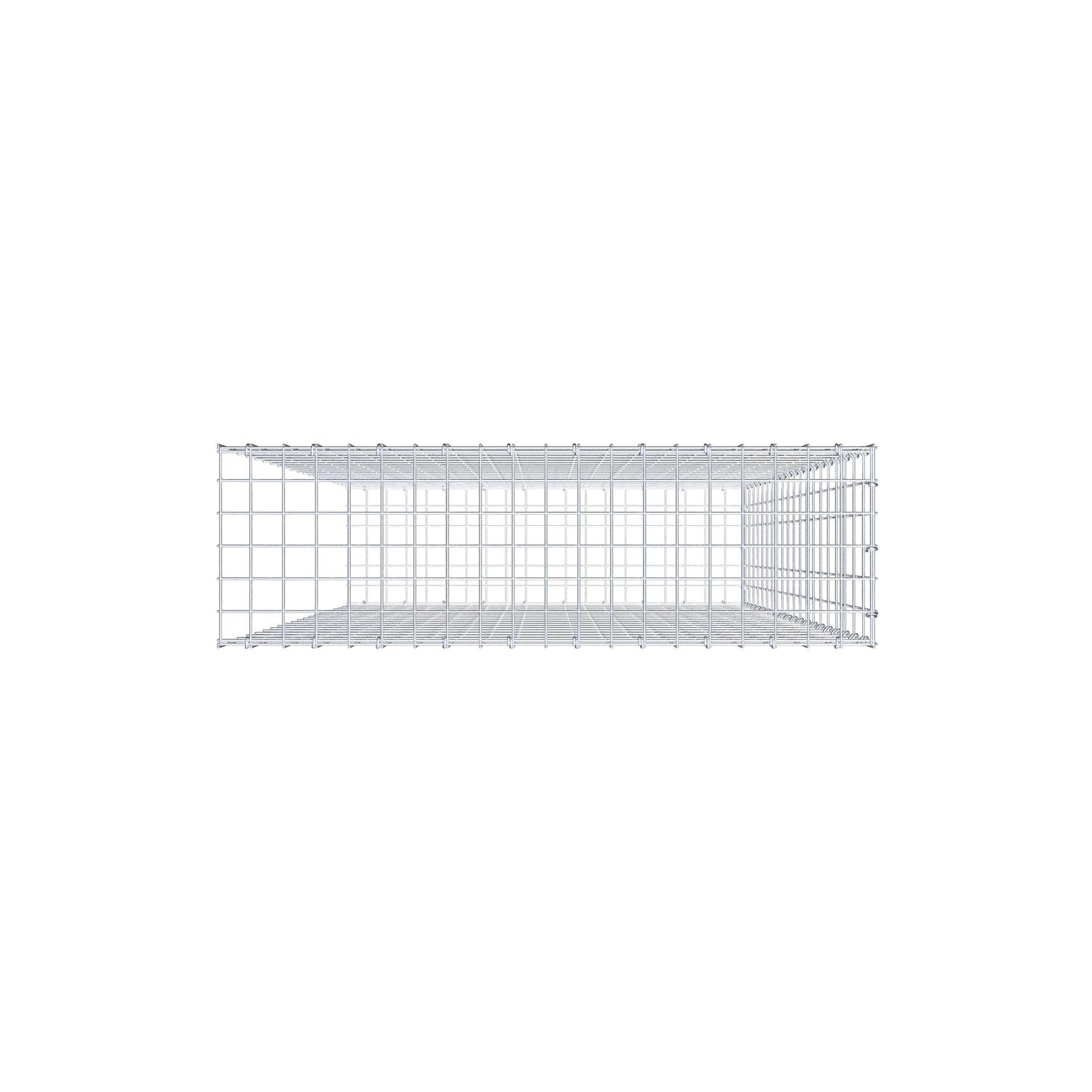 Gabbione aggiuntivo tipo 2 200 cm x 100 cm x 30 cm, maglia 5 cm x 10 cm, anello a C