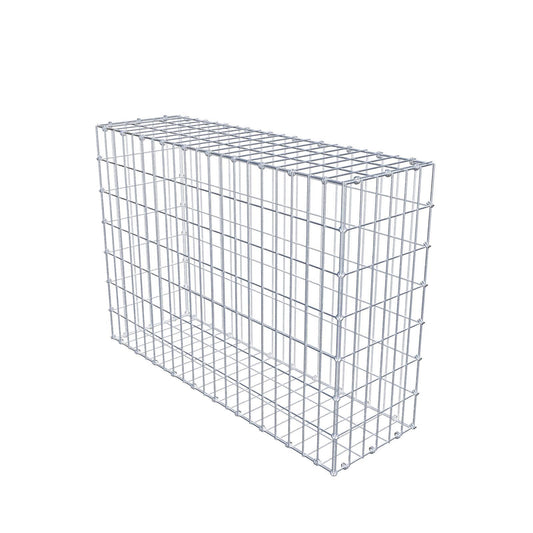 Gabião 100 cm x 70 cm x 30 cm (C x A x P), malhagem 5 x 10 cm, anel espiral