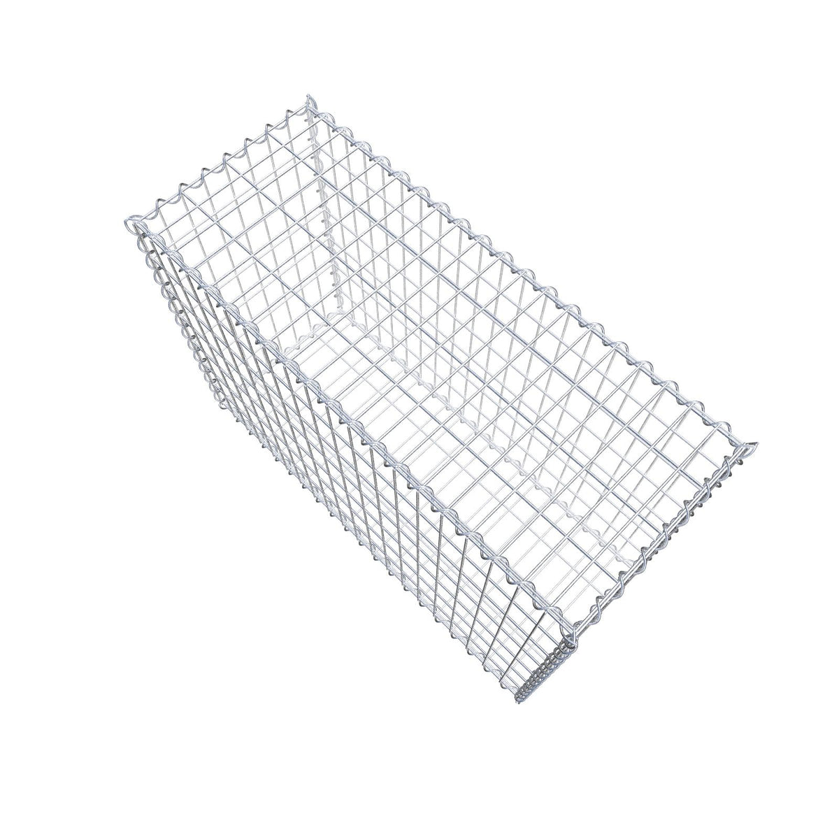 Gabion 100 cm x 70 cm x 40 cm (L x H x P), mailles 5 cm x 10 cm, spirale