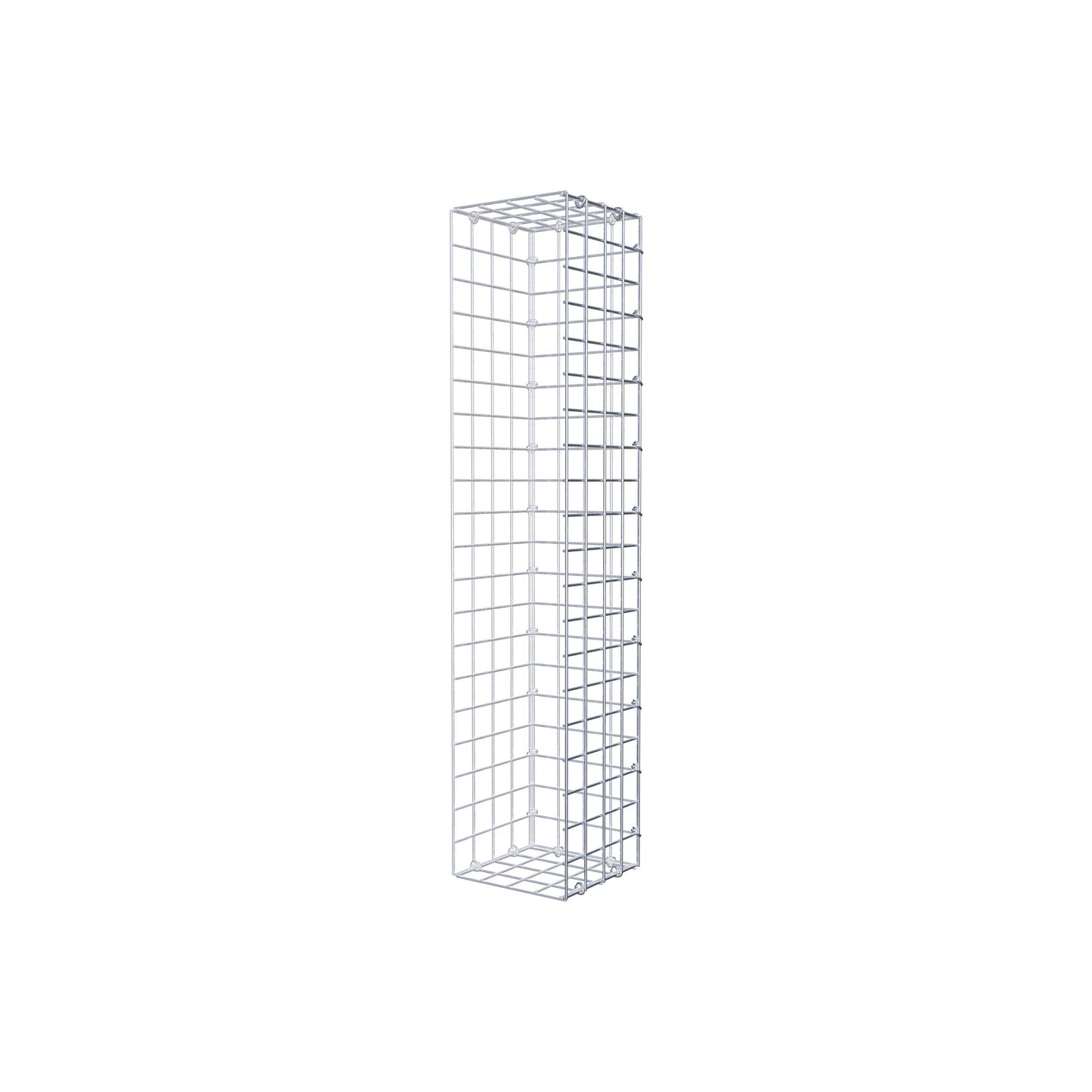 Gabião Tipo 2 100 cm x 20 cm x 20 cm (C x A x P), malhagem 5 cm x 5 cm, anel C