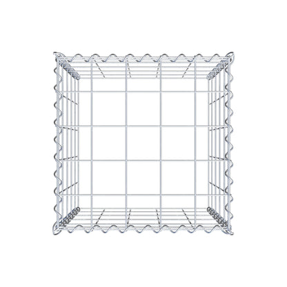 Gabião tipo 3 50 cm x 50 cm x 50 cm (C x A x P), malhagem 10 cm x 10 cm, espiral