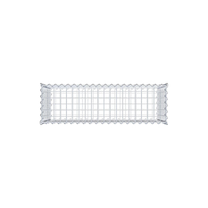 Gabion 100 cm x 50 cm x 30 cm (L x H x D), maskestørrelse 5 cm x 5 cm, spiral