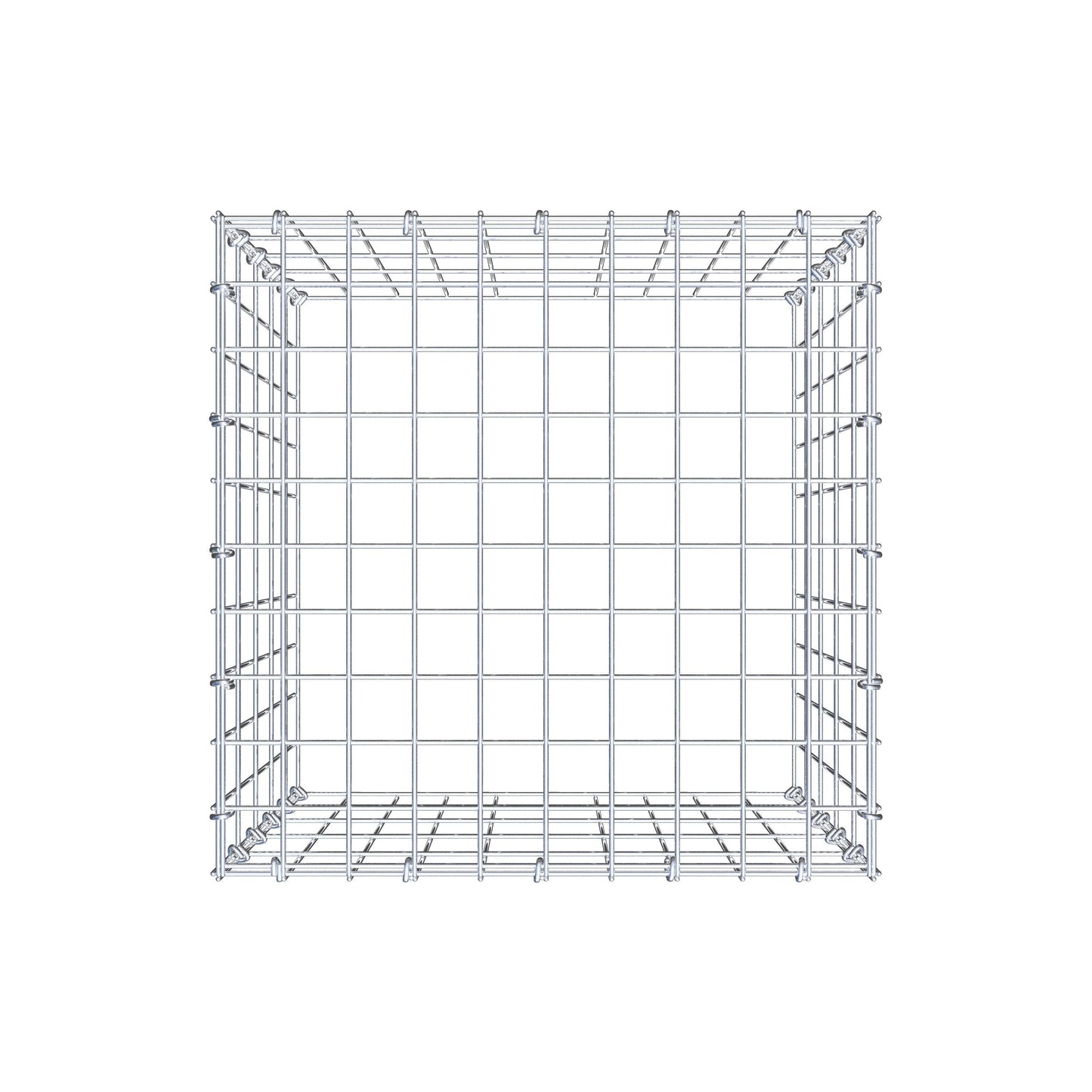 Gabião tipo 3 50 cm x 50 cm x 50 cm (C x A x P), malhagem 5 cm x 10 cm, anel C