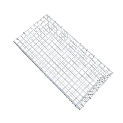 Gabion 100 cm x 40 cm x 50 cm (L x H x D), mesh size 5 cm x 10 cm, C-ring