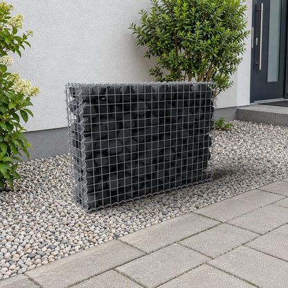 Gabione 100 cm x 70 cm x 20 cm (L x H x T), Maschenweite 5 cm x 5 cm, Spirale