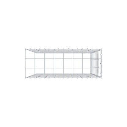 Anbaugabione Typ 4 100 cm x 80 cm x 30 cm (L x H x T), Maschenweite 10 cm x 10 cm, C-Ring