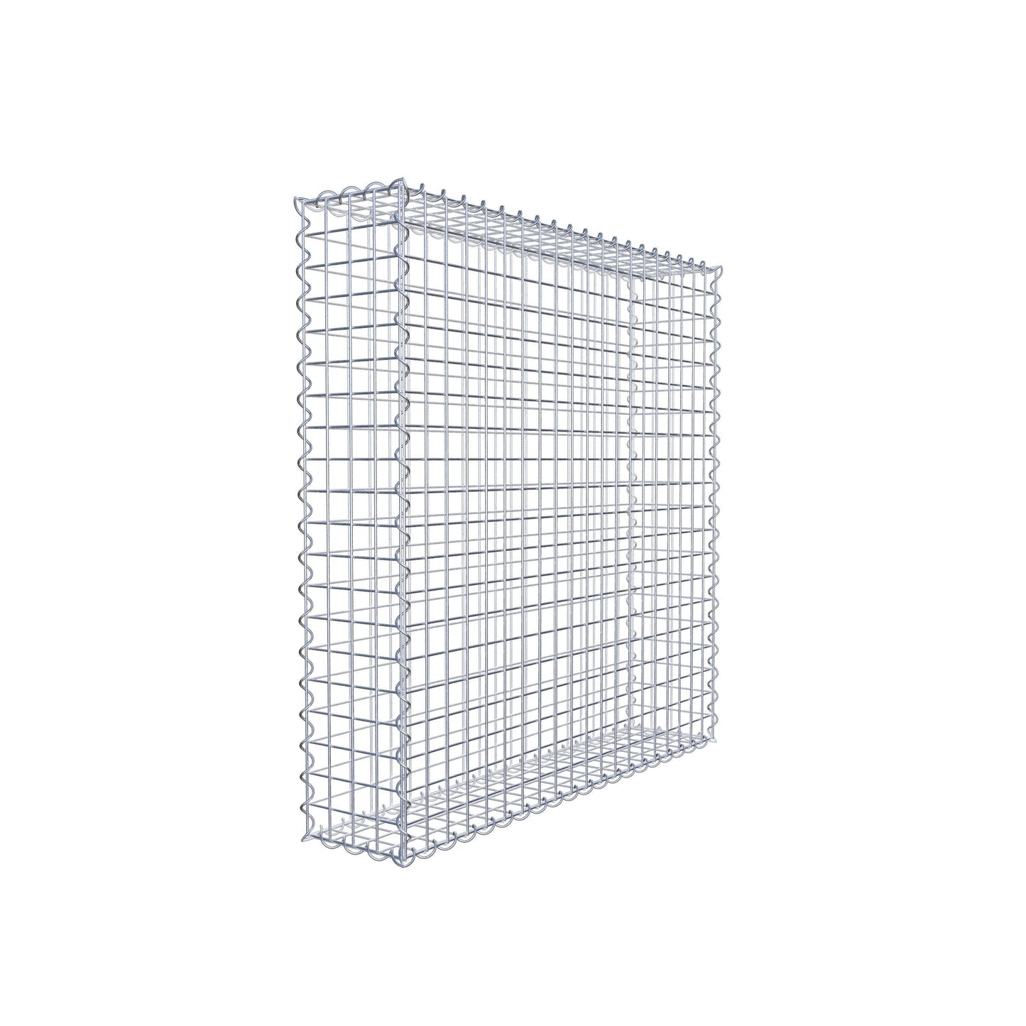 Lot de 2 gabions 100 cm x 100 cm x 20 cm (L x H x P), mailles 5 x 5 cm, spirale