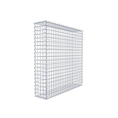 Lot de 2 gabions 100 cm x 100 cm x 20 cm (L x H x P), mailles 5 x 5 cm, spirale