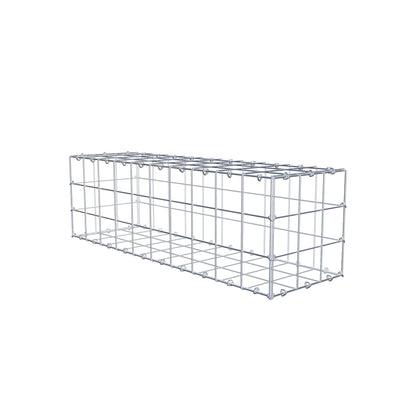 Gabião 100 cm x 30 cm x 30 cm (C x A x P), malhagem 10 cm x 10 cm, anel C