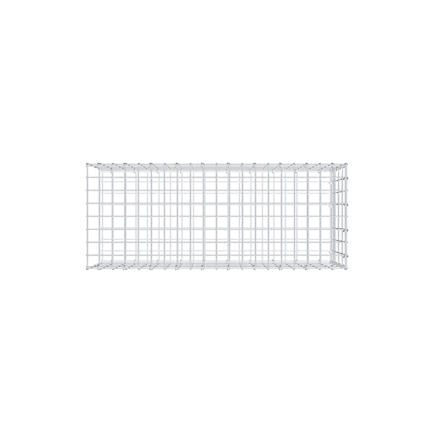 Tilläggspåle typ 2 100 cm x 40 cm x 40 cm, maskstorlek 5 cm x 10 cm, C-ring