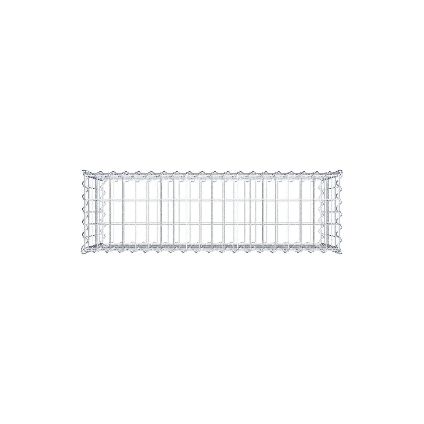 2er Set Gabionen 100 cm x 50 cm x 30 cm (L x H x T), Maschenweite 5 x 10 cm, Spirale