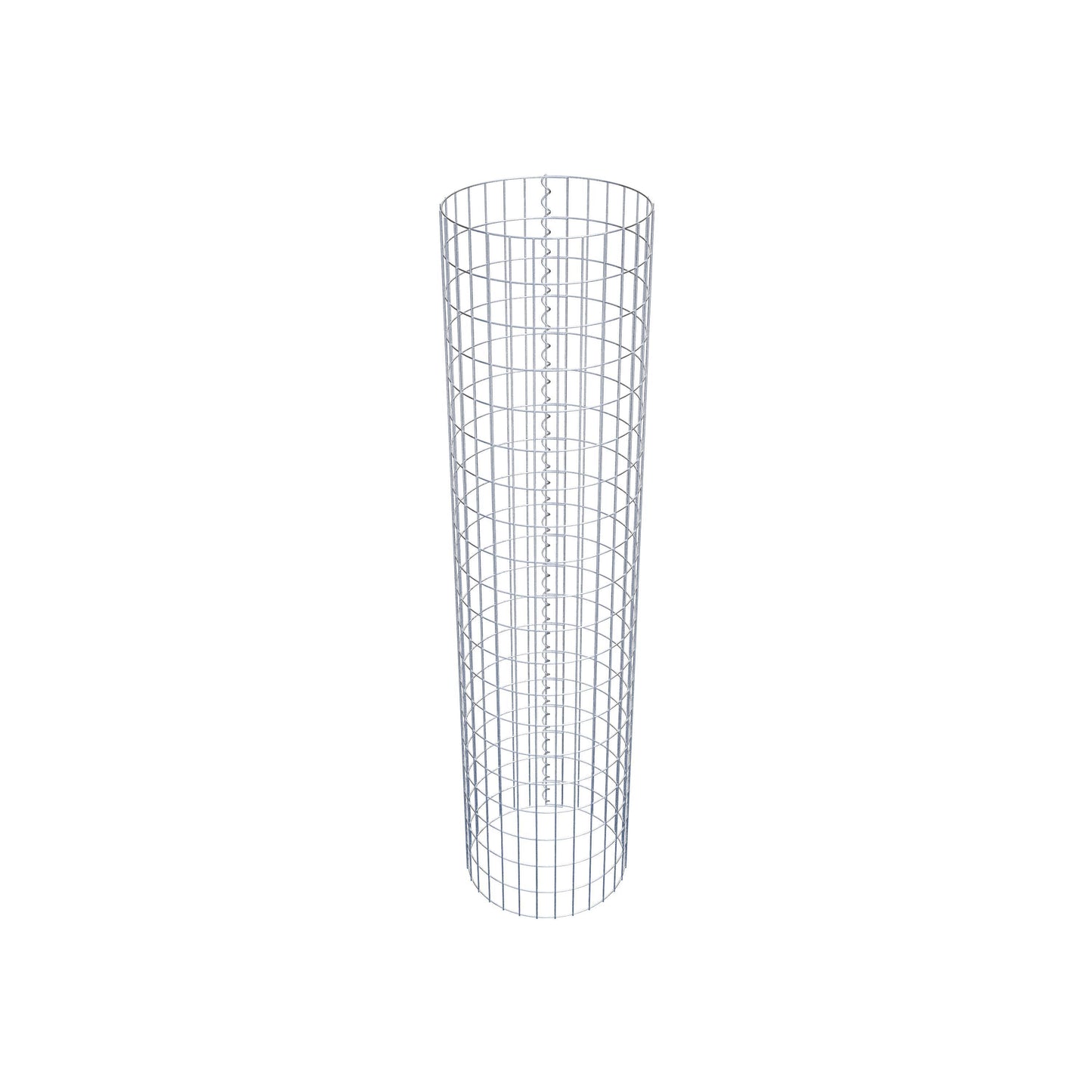 Gabionensäule rund 47 cm Durchmesser, 200 cm Höhe, Maschenweite 5 cm x 10 cm