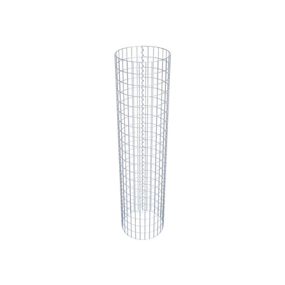 Gabionensäule rund 47 cm Durchmesser, 200 cm Höhe, Maschenweite 5 cm x 10 cm