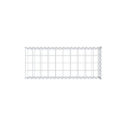 Gabbione aggiuntivo tipo 2 100 cm x 20 cm x 40 cm (L x A x P), maglia 10 cm x 10 cm, spirale
