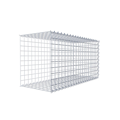 Opvokset gabion type 2 100 cm x 50 cm x 40 cm (L x H x D), maskestørrelse 5 cm x 5 cm, spiral