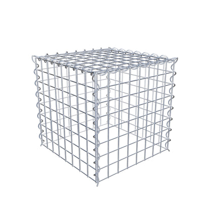 Anbaugabione Typ 3 40 cm x 40 cm x 40 cm (L x H x T), Maschenweite 5 cm x 5 cm, Spirale