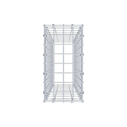 Gabião Tipo 3 100 cm x 20 cm x 40 cm (C x A x P), malhagem 5 cm x 10 cm, anel C