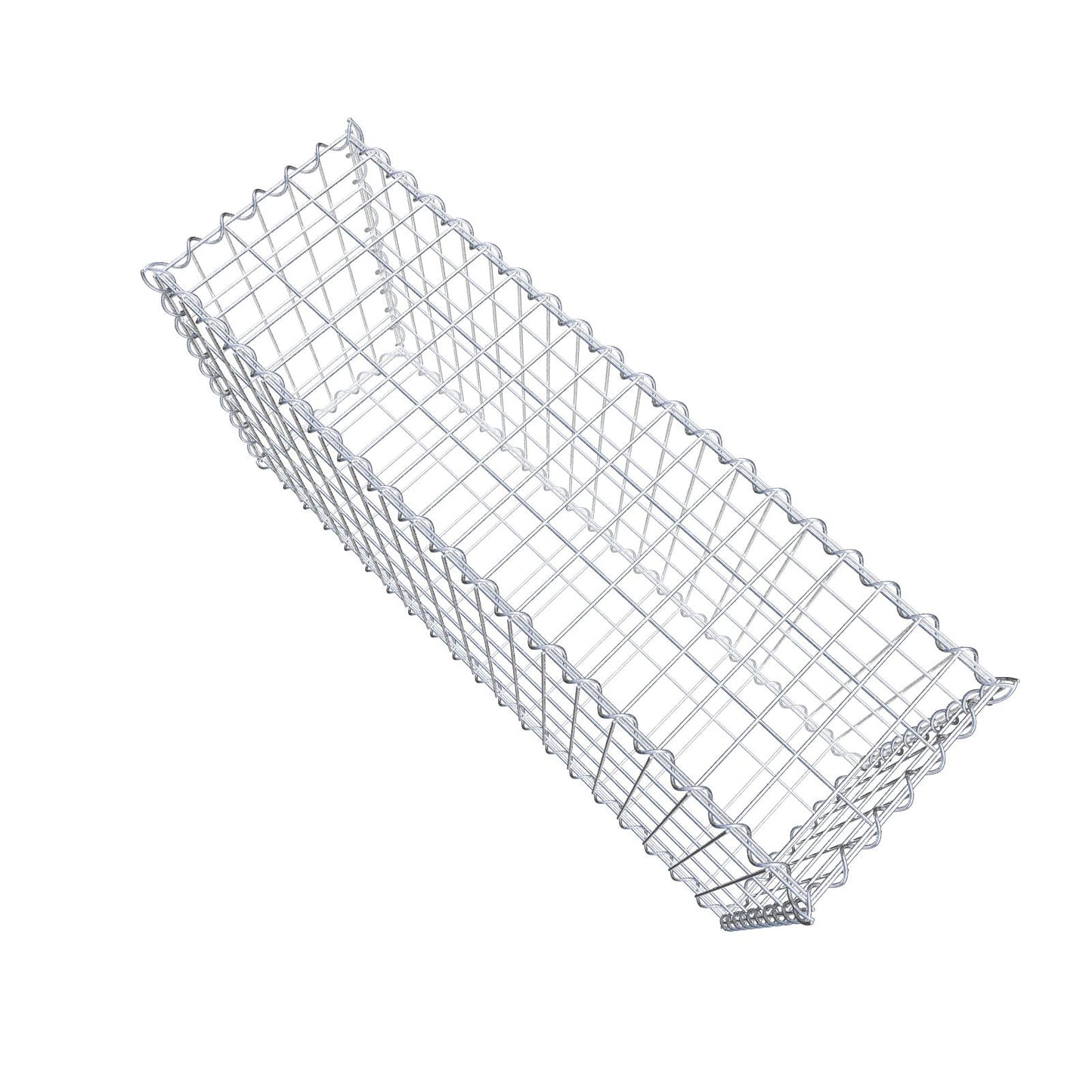 2er Set Gabionen 100 cm x 50 cm x 30 cm (L x H x T), Maschenweite 5 x 10 cm, Spirale