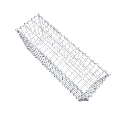 2er Set Gabionen 100 cm x 50 cm x 30 cm (L x H x T), Maschenweite 5 x 10 cm, Spirale