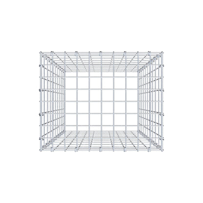 Type 3 oplegkorf 100 cm x 50 cm x 40 cm (L x H x D), maaswijdte 5 cm x 10 cm, C-ring