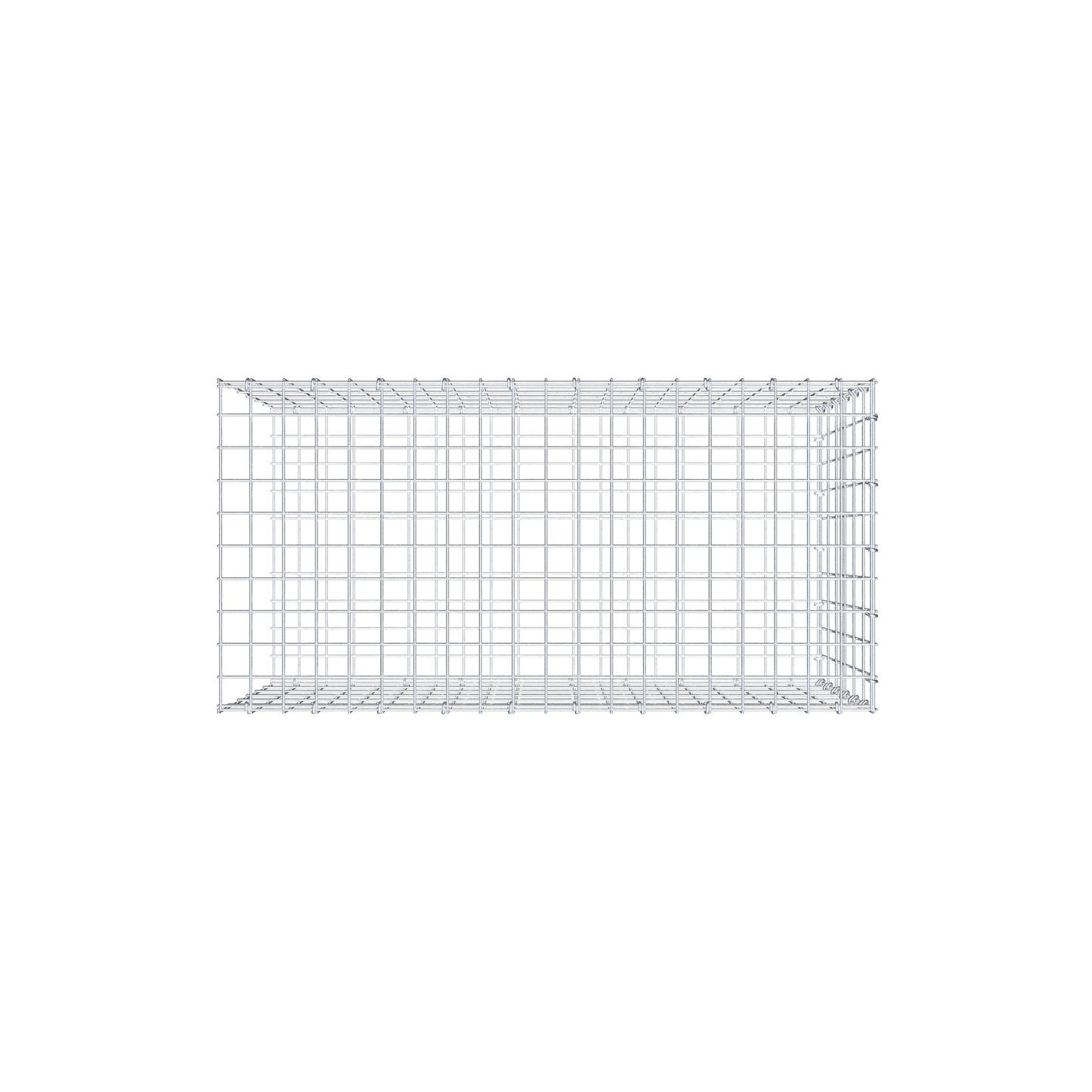 Tilläggspåle typ 2 100 cm x 60 cm x 50 cm, maskstorlek 5 cm x 10 cm, C-ring