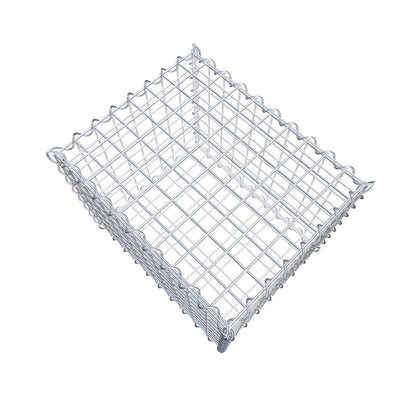 Gabion 50 cm x 40 cm x 40 cm (L x H x P), mailles 5 cm x 5 cm, spirale