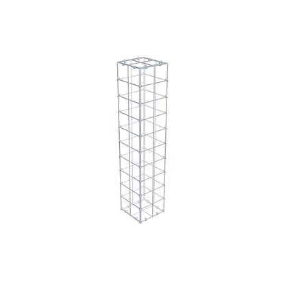 Gabion 100 cm x 20 cm x 20 cm (L x H x D), mesh size 10 cm x 10 cm, C-ring