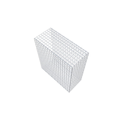 Gavión complementario de tipo 2 100 cm x 90 cm x 40 cm (largo x alto x fondo), malla 5 cm x 5 cm, anillo en C