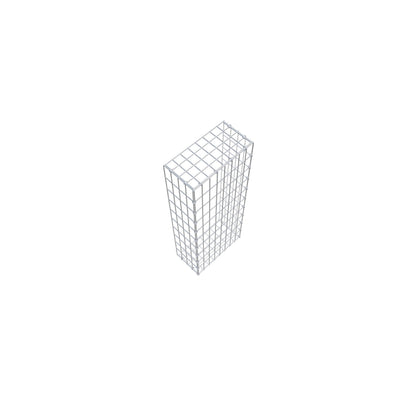Pile aggiuntivo tipo 2 100 cm x 20 cm x 40 cm, maglia 5 cm x 10 cm, anello a C
