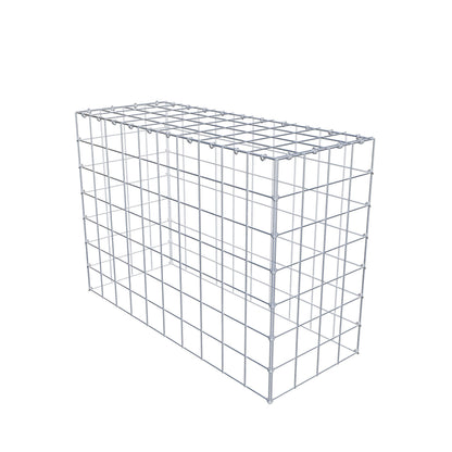 Opzetpaal type 3 100 cm x 70 cm x 40 cm (L x H x D), maaswijdte 10 cm x 10 cm, C-ring