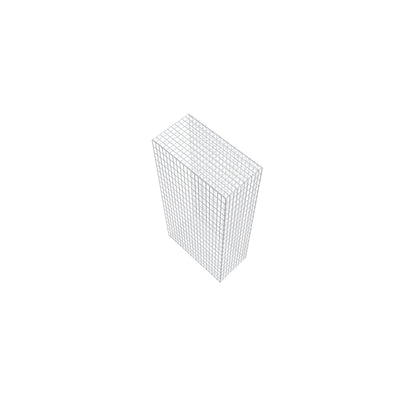Extra gabion typ 2 200 cm x 100 cm x 50 cm, maskstorlek 5 cm x 10 cm, C-ring