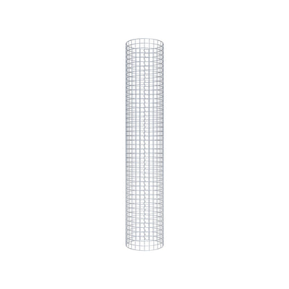 Gabionensäule rund 42 cm Durchmesser, 230 cm Höhe, Maschenweite 5 cm x 5 cm