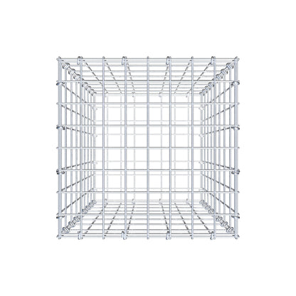 Gabbione 80 cm x 40 cm x 40 cm (L x H x P), maglia 5 cm x 10 cm, anello a C