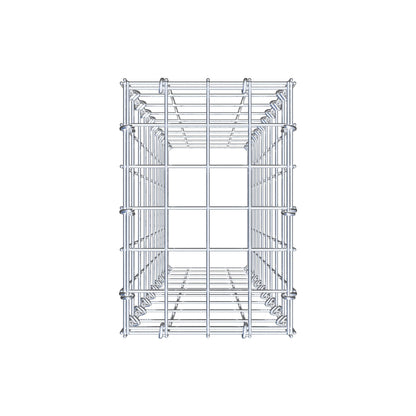 Gabbione aggiuntivo di tipo 3 100 cm x 20 cm x 30 cm (L x A x P), maglia 5 cm x 10 cm, anello a C