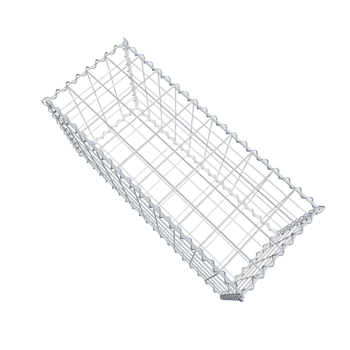 Gabion 100 cm x 50 cm x 40 cm (L x H x P), mailles 10 cm x 10 cm, spirale