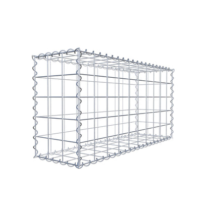 2er Set Gabionen 100 cm x 50 cm x 30 cm (L x H x T), Maschenweite 10 x 10 cm, Spirale