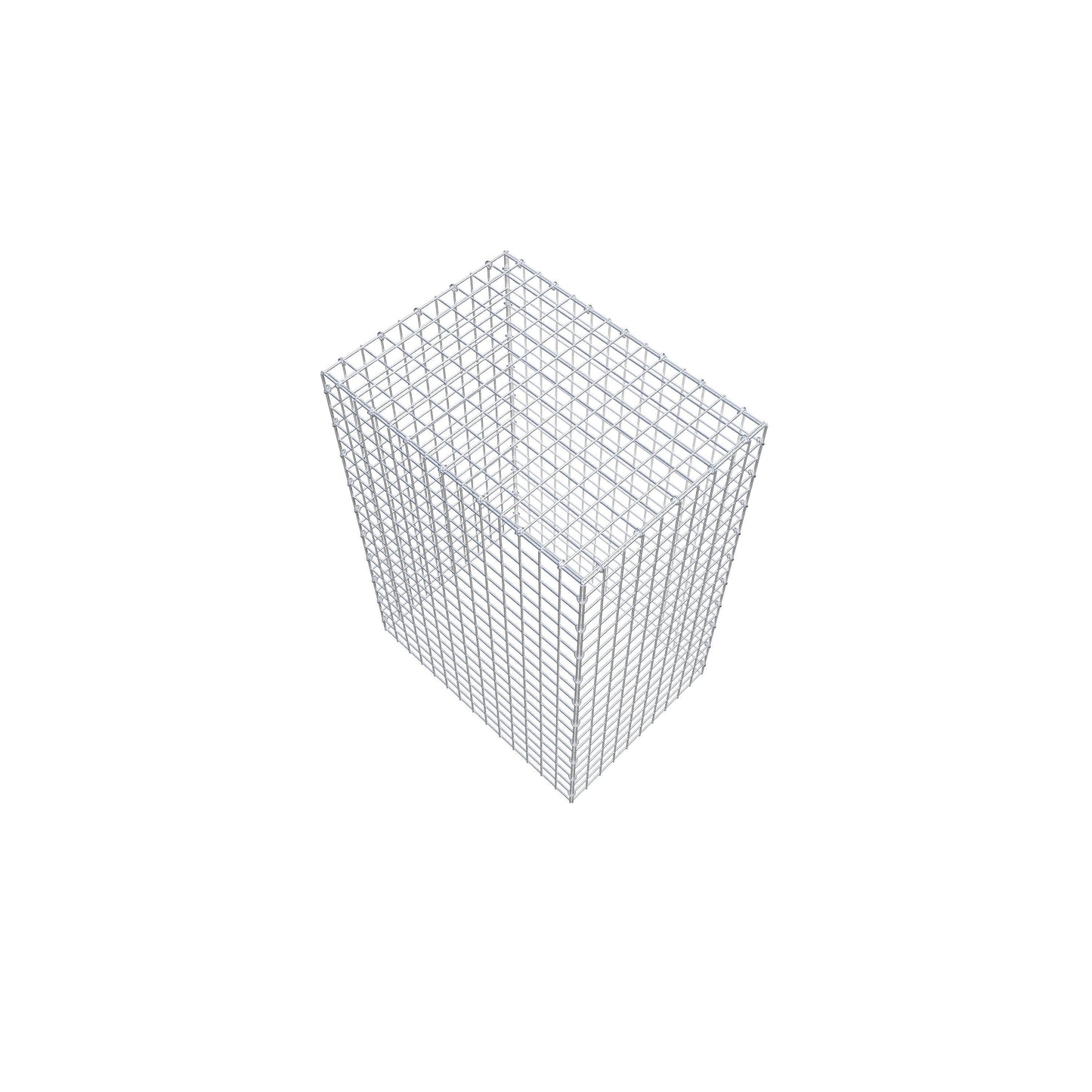 Gabião Tipo 3 100 cm x 70 cm x 50 cm (C x A x P), malhagem 5 cm x 5 cm, anel C