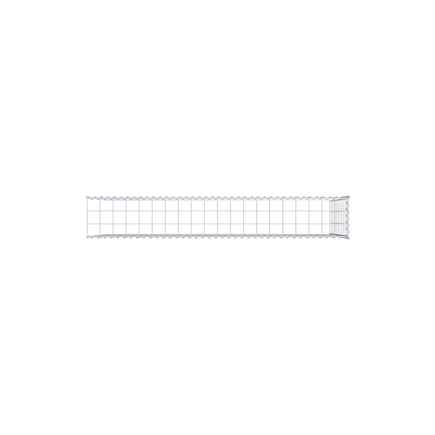 Anbaugabione Typ 4 200 cm x 100 cm x 30 cm (L x H x T), Maschenweite 10 cm x 10 cm, Spirale